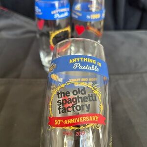 The Old Spaghetti Factory 50th Anniversary Glass